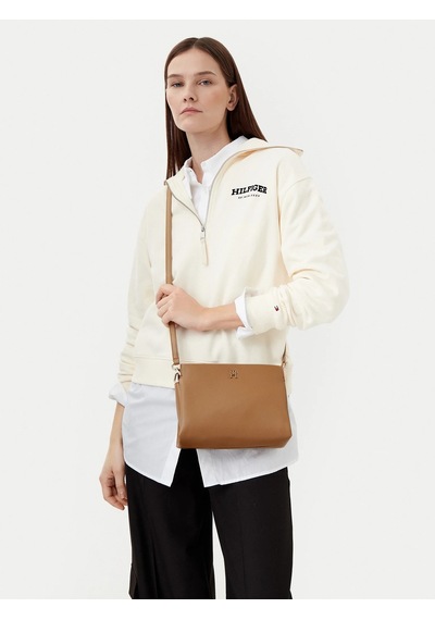 Tommy Hilfiger Tommy Hılfıger Kadın Omuz Çantası Aw0aw17225-rbc Kahverengi
