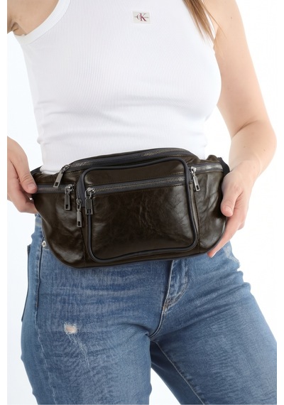 Nahitatyana Unisex Acıkahve Çok Cepli Hakiki Deri Freebag Bel Çantası Ve Omuz Çantası Acıkahverengi - 121763658 Acıkahverengi