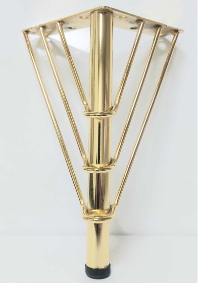 20 Cm Gold Metal Telli Mobi Lya Ayaği 4 Adet Metalik