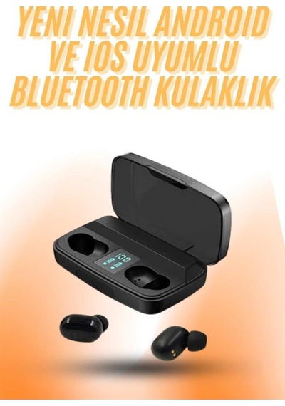 Tws Bluetooth Kulaklık 5.0 Bluetooth Bağlantılı Dokunmatik Kontrol Özelliği -