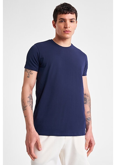 Lescon Erkek Kısa Kollu T-shirt 25s-1225-25y Lacivert