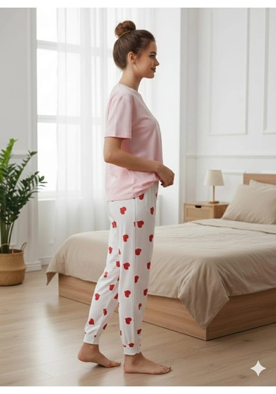 Erdenay Tekstil İpeksi Dokulu Süet Pijama Altı Ekru Üzeri Kırmızı Kalpli Ekru Üzeri Kırmızı Kalp Erdenay Tekstil İpeksi Dokulu Süet Pijama Altı Ekru Üzeri Kırmızı Kalpli Ekru Üzeri Kırmızı Kalp