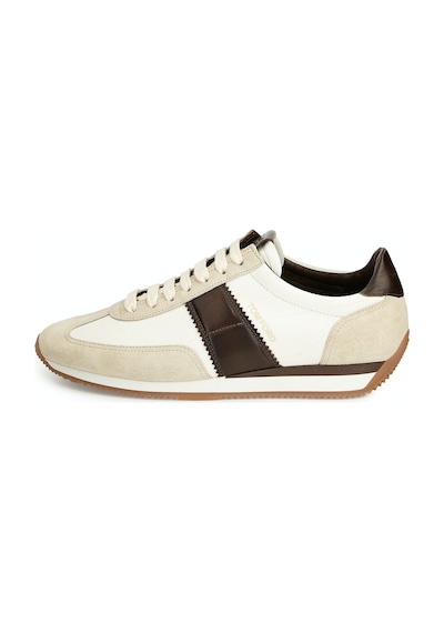 Tom Ford Orford Erkek Sneaker Spor Ayakkabı Bej - Kahverengi