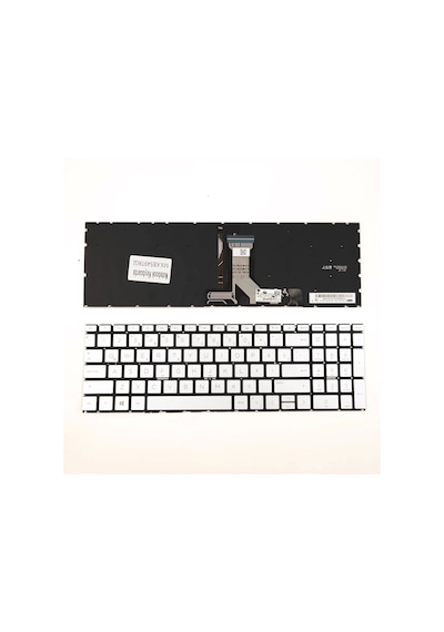 Hp 15-eg 15-eh Notebook Klavye Gümüş Işıklı