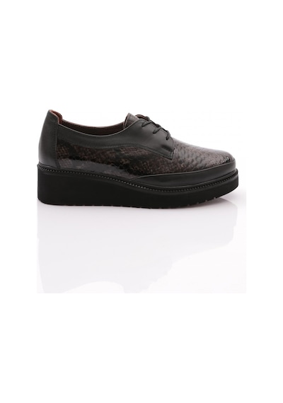 Dgn 30550 Kadin Comfort Ayakkabi 30550-692-R1712 Siyah Yılan