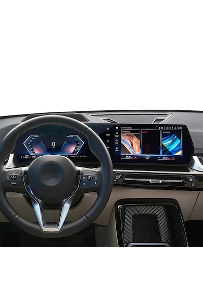 Bmw X2 Uyumlu Ekran Koruyucu Kavisli Ekran İle Uyumlu Tek Parça 9H Nano Ekran Koruyucu