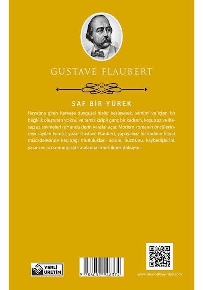 Saf Bir Yürek - Gustave Flaubert - Maviçatı (dünya Klasikleri)