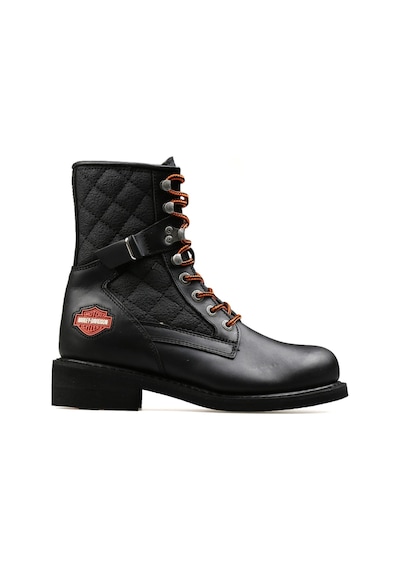 Harley Davidson Siyah Kadın Botu 025G100078-Black-Derı