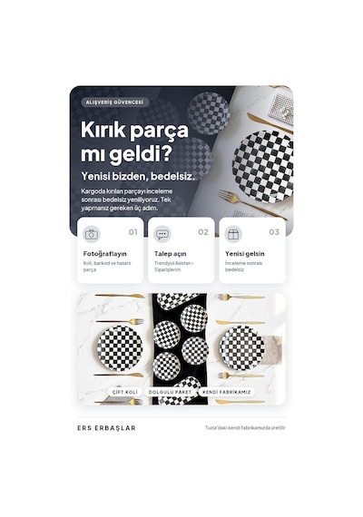 Retro Design Dama 14 Parça 6 Kişilik Kahvaltı Takımı Lüx Kahvaltı Seti Diğer