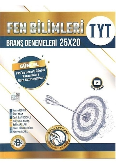 2023 TYT Fen Bilimleri 25 x 20 Branş Deneme -  Bilgi Sarmal Yayınları
