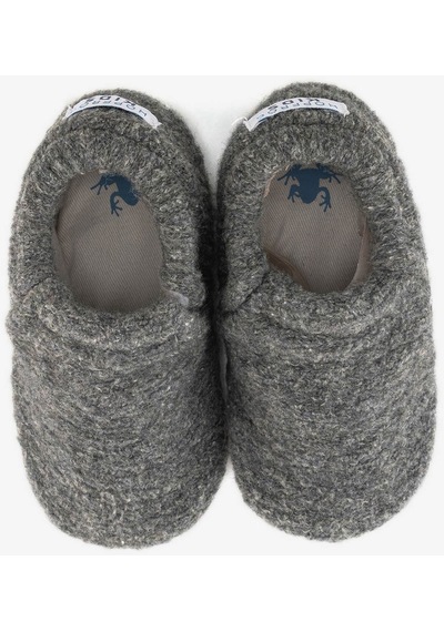 Recycled Woo Wooly Yünlü Gri Barefoot Patik Gri