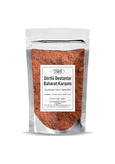 Tos The Organic Spices Dörtlü Destanlar Tatlı Baharat Karışımı 100 G