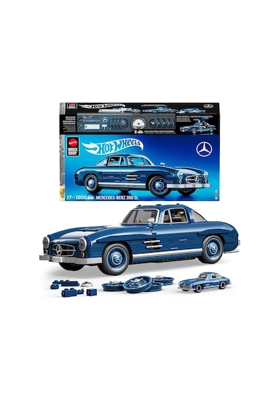 Hww25 Mattel Brick Shop Hot Wheels Premium Serisi - Mercedes-benz 300sl Çok Renkli