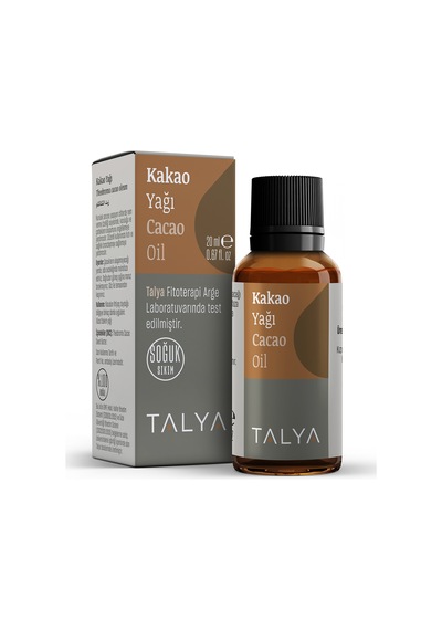 Talya Soğuk Sıkım %100 Saf ve Doğal Bronzluk Kakao Yağı 20 ML
