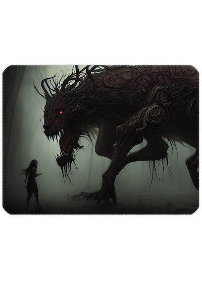 İlyuka 40x30cm Gaming Oyuncu Mousepad Spooky Beast Mp264030