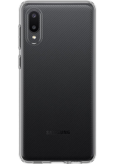 Spigen Galaxy Uyumlu A02 / Galaxy Uyumlu M02 Kılıf Liquid Crystal 4 Tarafı Tam Koruma Crystal Clear