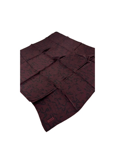 Aker Sura İpek Desenli Eşarp 9066701 342-bordo-siyah 342-bordo-siyah