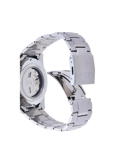 Orient Kurmalı Otomatik Çelik Gri Open Heart Safir Cam Lacivert Kadran 41 Mm Erkek Kol Saati
