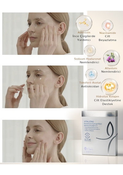 Provega 5 Adet Beauugreen Glutatyon Hidrojel Maske
