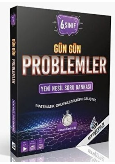 6.Sınıf Gün Gün Problemler Soru Bankası -  Strateji Yayınları
