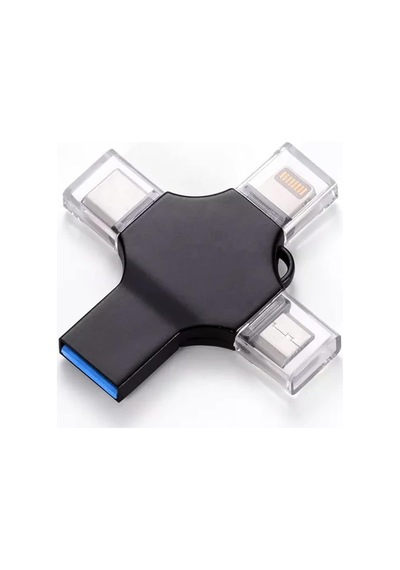 Type-c Ve Lightning Android Apple Uyumlu iPhone Ipad Usb-c Flash Bellek Dosya Aktarım Çevirici Adaptör