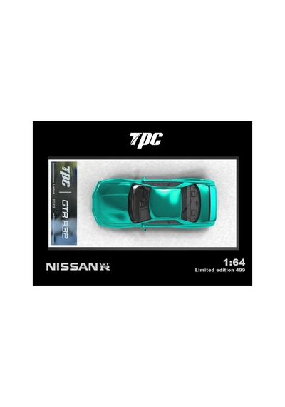 Tpc Nıssan Skyline Gt-r R32 - Full Carbon + Figure - Green - 907819456