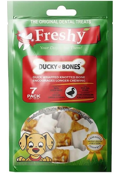 Freshy Ducky Bones Ördek Eti Sarılı Düğüm Kemik Köpek Ödülü 100 Gr