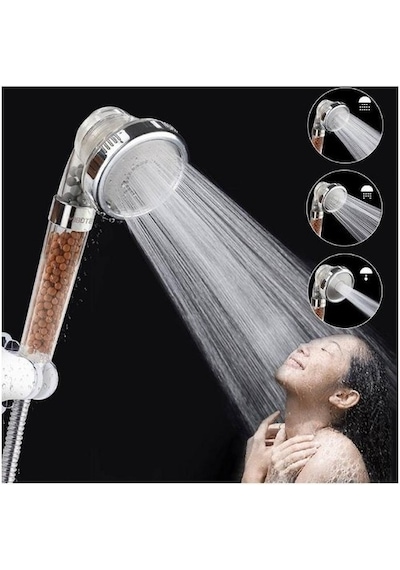 Sulook Boncuklu Spa Su Tasarruflu Ve Arıtmalı Duş Başlığı Su Arıtma Filtreli Başlık Boncukluduş