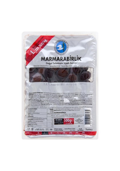 2 Adet Marmarabirlik Hiper Zeytin 500 G 231 - 260 Ad/kg
