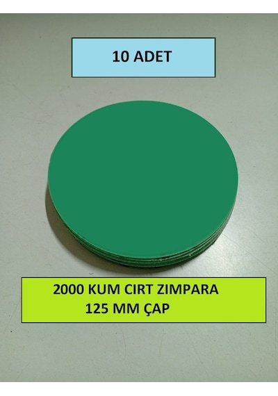 Q125 Cırt Zımpara 2000 Kum 10adet