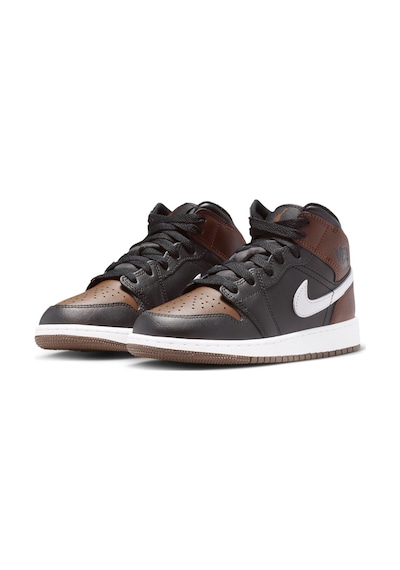 Nike Jordan 1 Mid Unisex Sneaker Io3391-237 Kahverengi - 920062336 Kahverengi