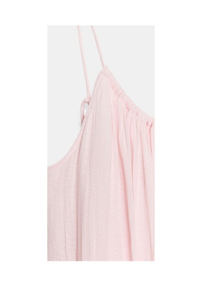 Gael Blush Breeze Pudra Maxi Elbise Pembe Pembe