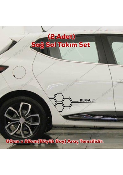 Renault Kapı Altı Sticker Renault Sticker Renault Oto Sticker