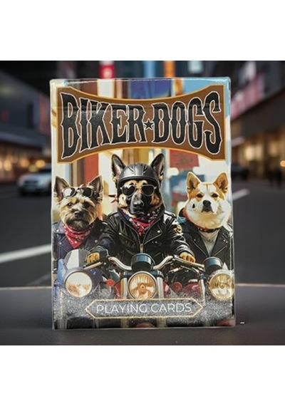 Aı Playing Cards Biker Dogs Premium Oyun Kağıdı Koleksiyonluk İskambil Kartları Destesi