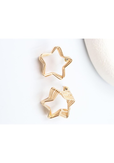 Gold Çelik Küpe 23 Mm Çok Renkli 02461907