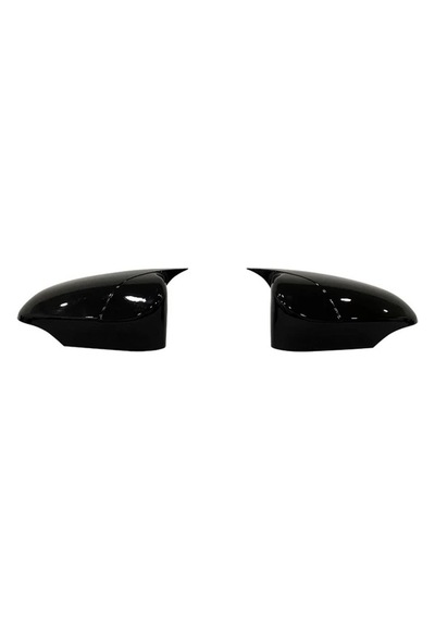 Toyota Corolla Uyumlu 2014 - 2018 Yarasa Batman Ayna Kapağı Piano Black