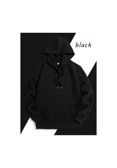 Nevermind Sevgili Çift Kombin Kapüşonlu Sweatshirt Forever&together Baskı Siyah