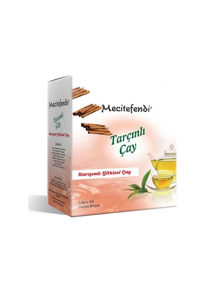 Mecitefendi Tarçınlı Karışımlı Bitkisel Süzen Poşet Çay 40 x 1.5 G