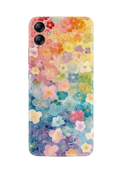 Samsung Samsung Galaxy Uyumlu A04e Kılıf Boutique Baskılı Resimli Şahane Çiçekler Pcode -063