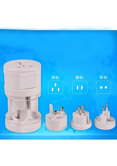 Seyahat Universal Çevirici 3in1 Priz Adaptörü Kompakt Tasarım 150 Ülke İle Uyumlu 250v 13a Orta Doğu,amerika,avrupa, Asya,afrika,çin,japonya Dönüştürücü Adaptör 997l Çok Renkli