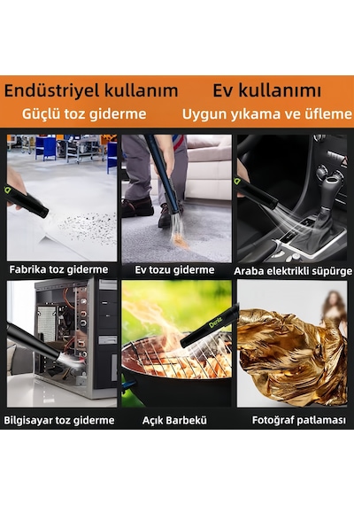 Deniz King CFJ-001Hava Üfleme Emme Makinesi Hava Üfleme Körüğü