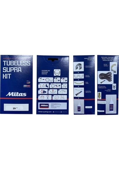Rubena Mitas 29 İnc Tubeless Dönüşüm Seti Tubeless Kit Gri