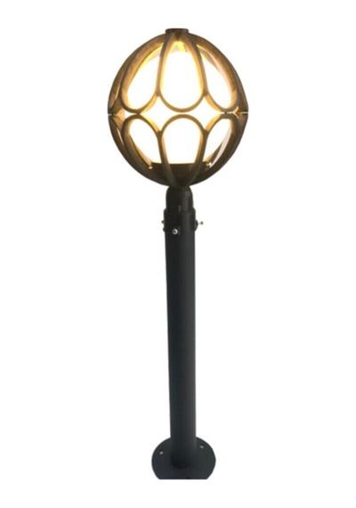 232 Cm Papatya Direkli Bahçe Armatürü - Bahçe Lambası