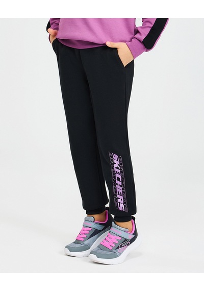 Skechers G 2xı-lock Jogger Sweatpant Büyük Kız Çocuk Siyah Eşofman Altı Sk242054-001 Siyah