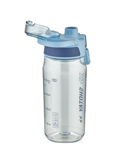 Shotay St-7206 600ml Mavi Plastik Matara Mavi