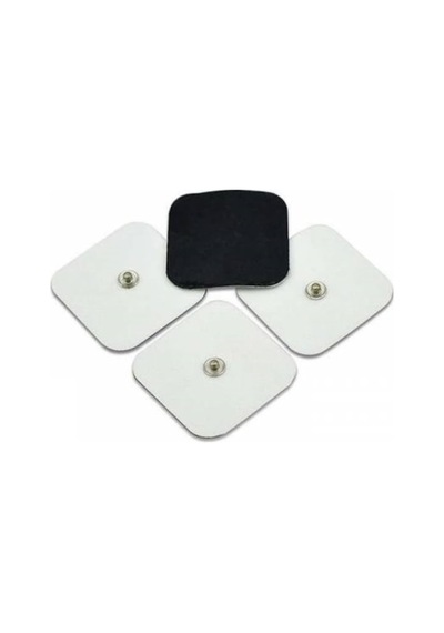 Çıtçıtlı Tens Pedi. Çıt Çıtlı Elektrod 5Cmx5Cm 4'Lü 2 Paket