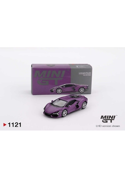Mını Gt 1:64 Lamborghini Revuelto Viola 30th Matte Diecast Model Araba Mgt01121 Beyaz