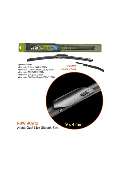 Rbw 90912 Mercedes C Seri W206 /c Seri S206 /eqe V295 /eqs V297 /glc C254 Silecek