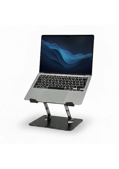 Prexua Flexer Ayarlanabilir Ergonomik Laptop Standı - Tablet Standı - Metal - Siyah - Flx2320bl