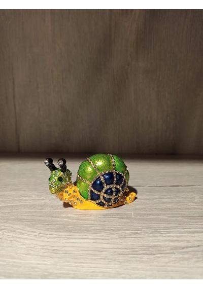 Swarovski Taşlı Salyangoz Mücevherlik / Dekoratif Biblo
